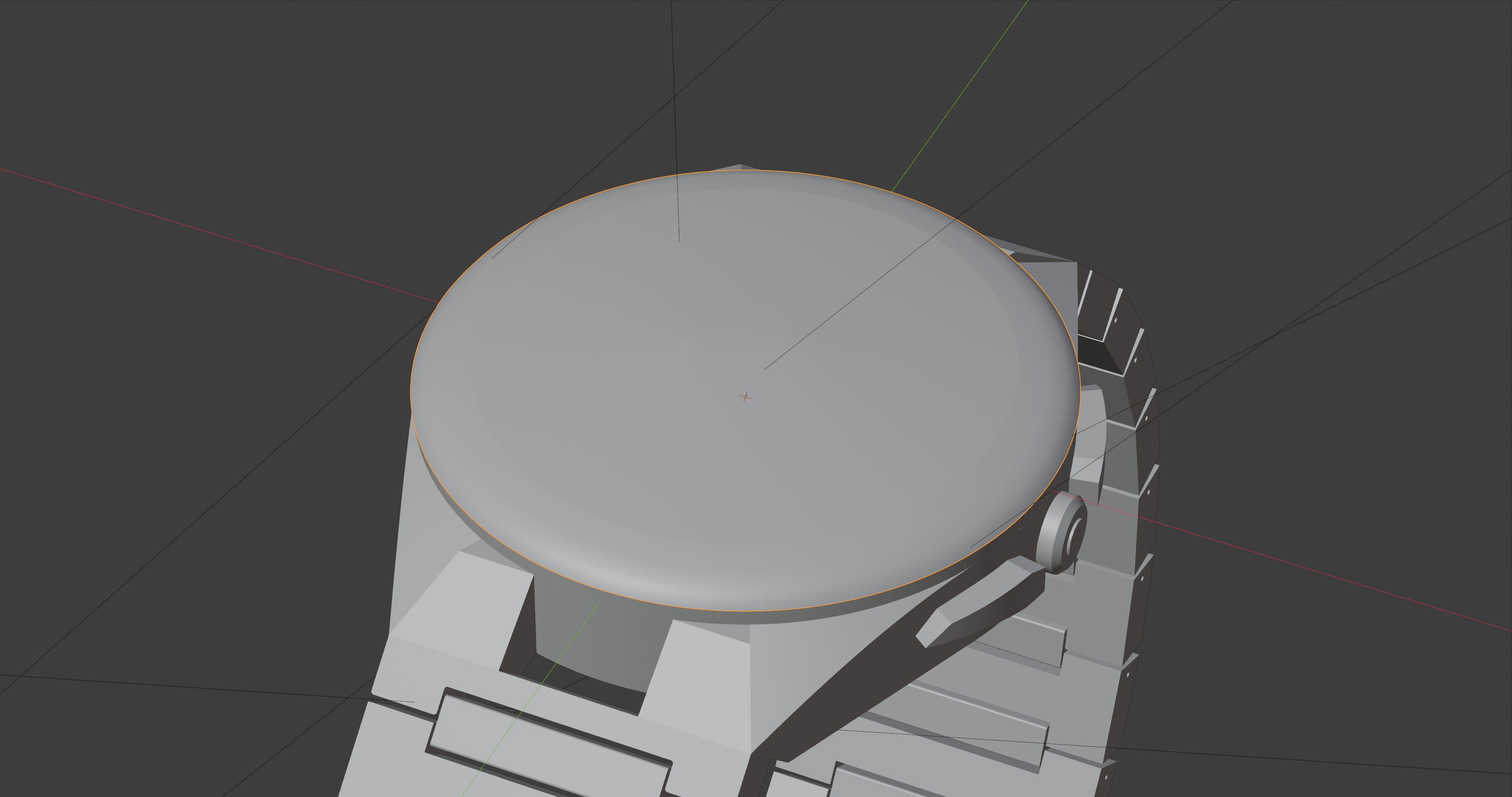 Solid clay viewport in Blender