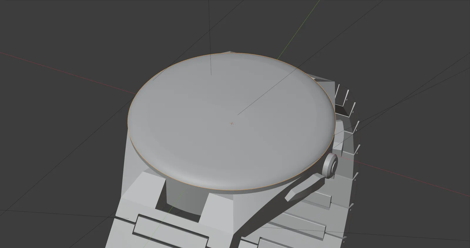 Raw solid viewport mesh